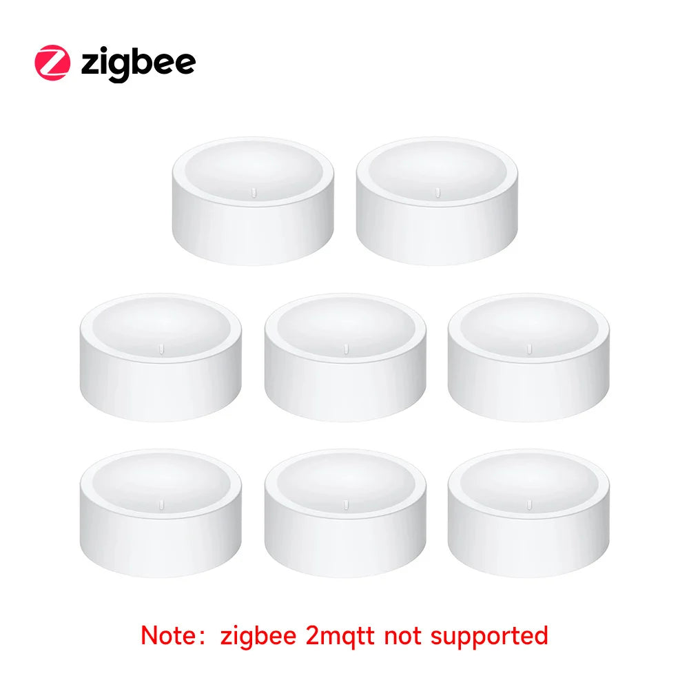 Tuya Wireless Smart Knob, Zigbee Protocol, Tuya Gateway Required, App Dimming & Scene Control, Z2M Supported for Smart Home