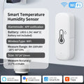 For Tuya WiFi/Zigbee 3.0 Temperature Humidity Sensor Smart Home Indoor Hygrometer Thermometer Real-time Monitor Google Home