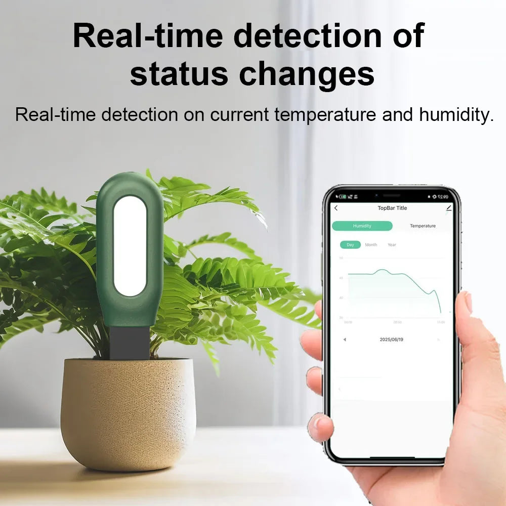 Haozee Tuya Smart Zigbee Soil Tester Temperature and Humidity Meter Thermo Hygrometer Garden Automation Irrigation Detector