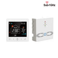 WiFi Tuya Wireless Thermostat for Gas Boiler RF433 Floor Heating Smart Home Temperature Controller&Receiver Alexa Google Alice