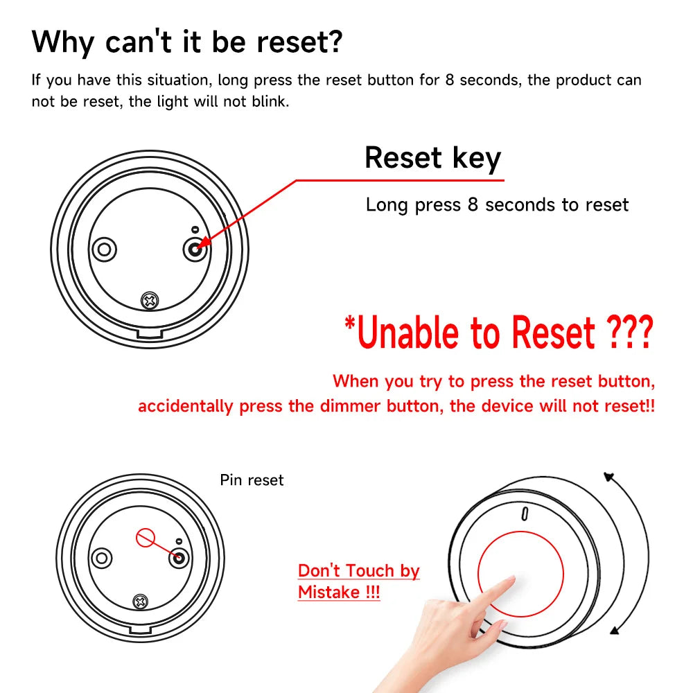 Tuya Wireless Smart Knob, Zigbee Protocol, Tuya Gateway Required, App Dimming & Scene Control, Z2M Supported for Smart Home