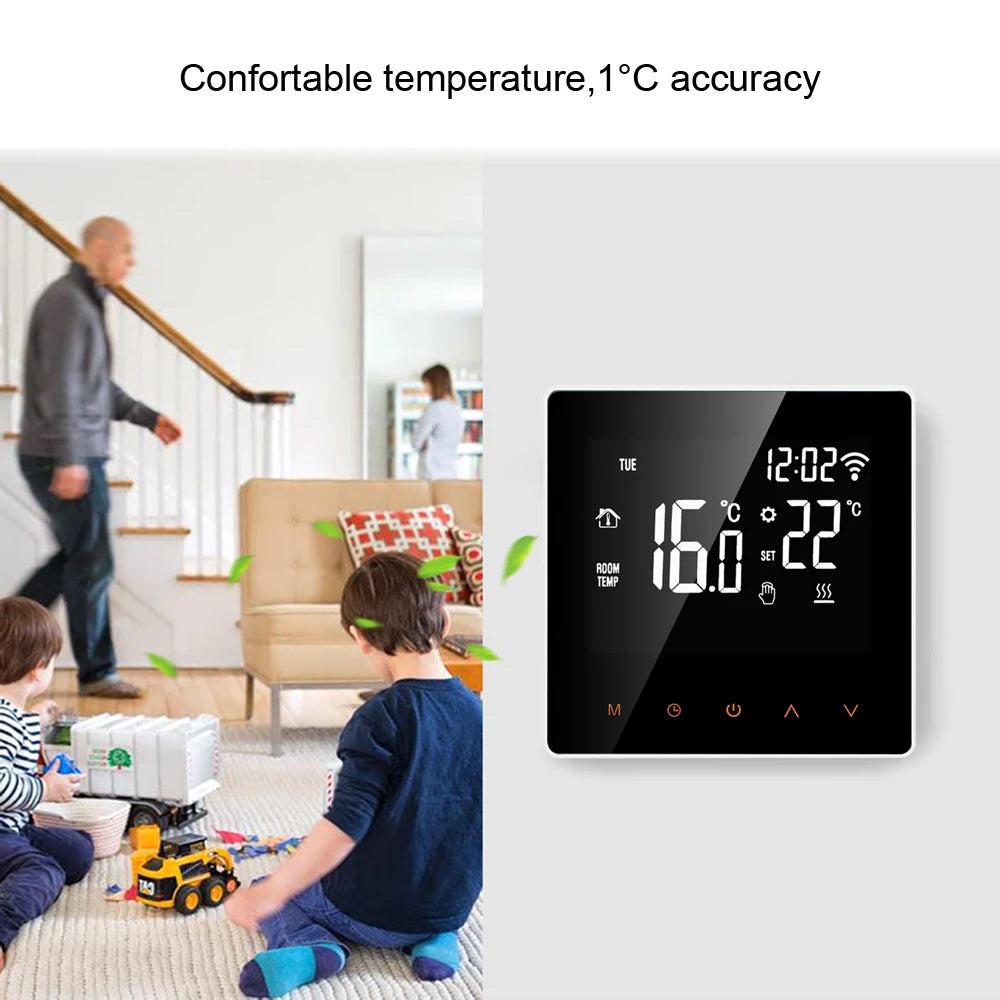 AVATTO WiFi Smart Thermostat,16A Electric Floor Heating 3A Water/Gas Boiler Temperature Remote Controller For Tuya Google Home